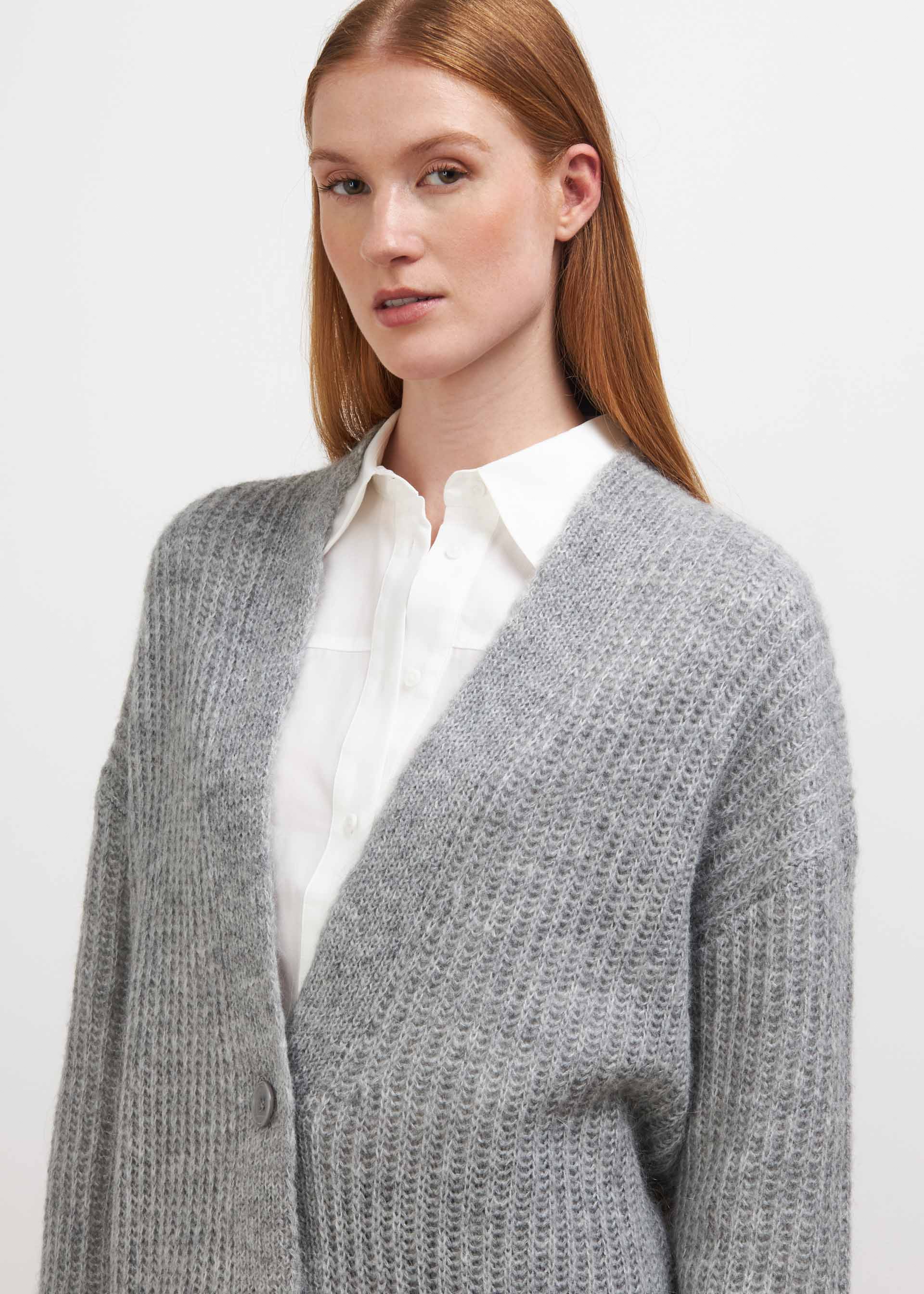 Cardigan in lana mohair – Conbipel