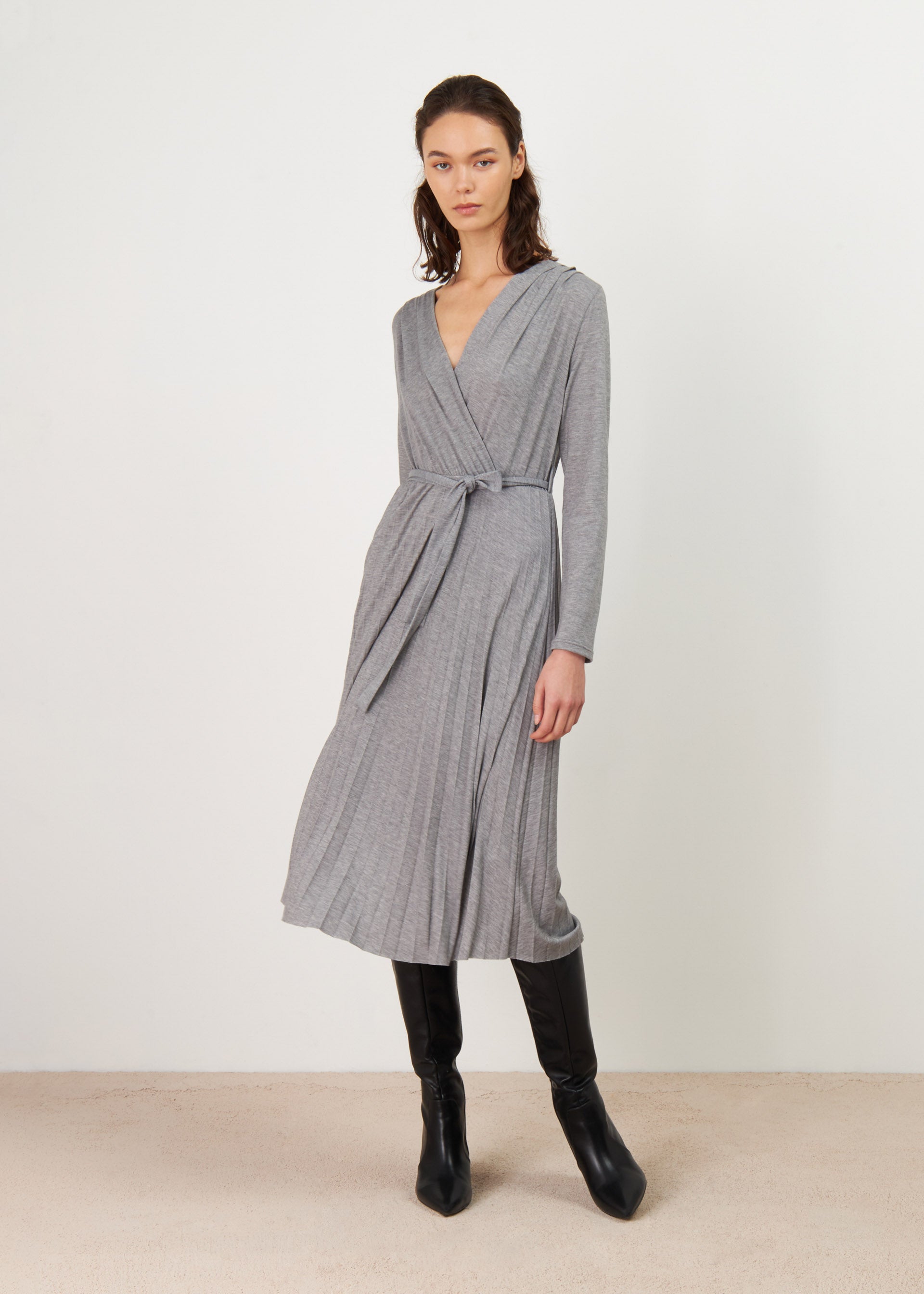 Robe plissée hot sale